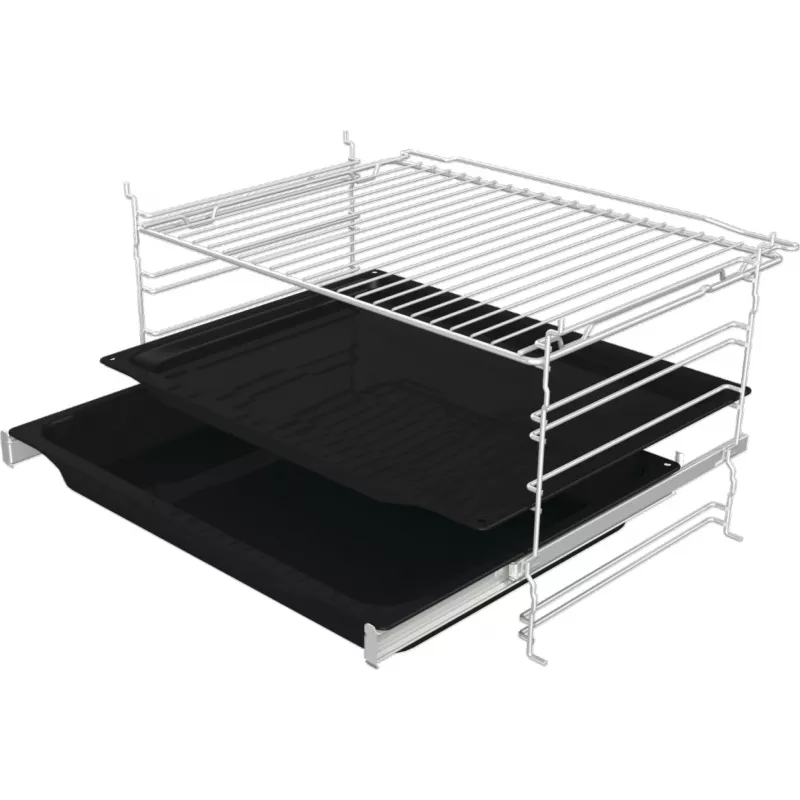 Gorenje elektrische oven BOS6737E06B RAL9005, groot, elektrisch, 77 l, 77 l, 2300 W, 300 °C