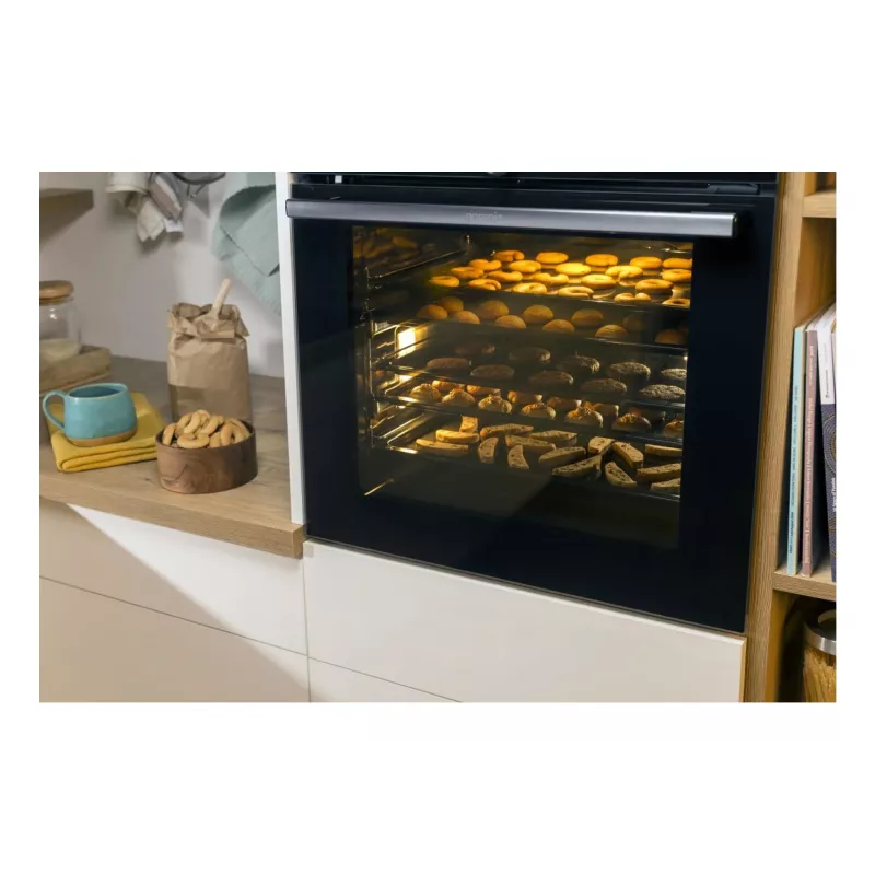 Gorenje elektrische oven BOS6737E06B RAL9005, groot, elektrisch, 77 l, 77 l, 2300 W, 300 °C