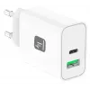 Techly IPW-USB-30WACG mobiele oplader universeel wit AC snelladen binnen