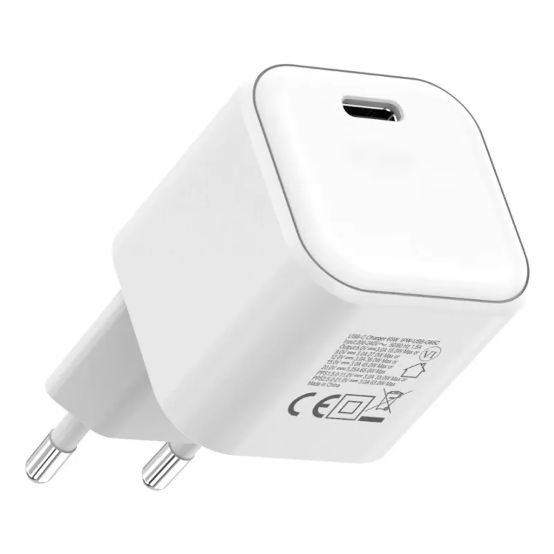 Techly IPW-USB-G65C mobiele oplader universeel wit AC snelladen binnen