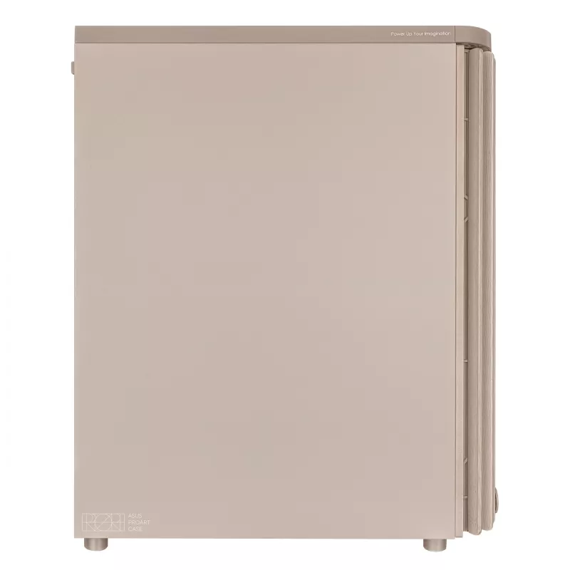 Pc-behuizing ASUS ProArt PA401 Wood Edition beige — mid-tower, frontpaneel van metaal
