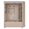 Pc-behuizing ASUS ProArt PA401 Wood Edition beige — mid-tower, frontpaneel van metaal