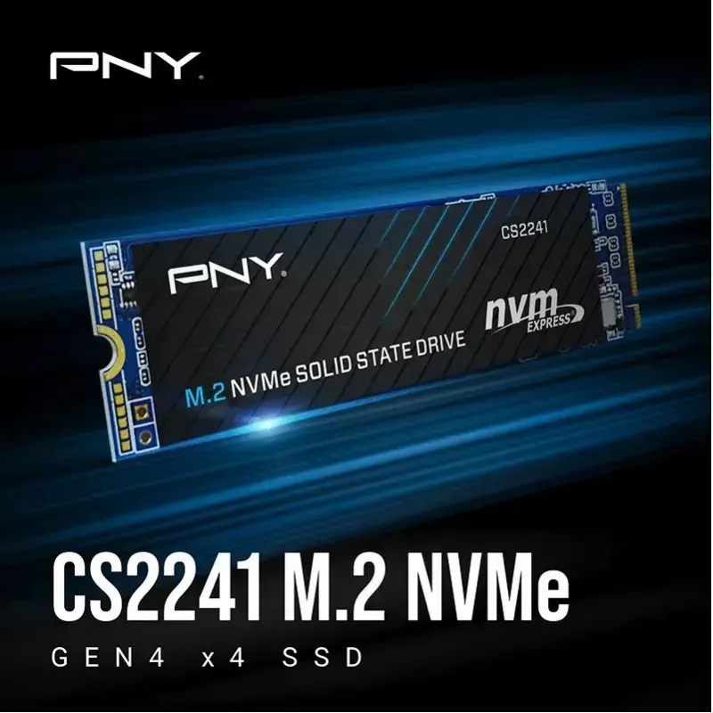 Interne SSD PNY M.2 2280 512 GB M280CS2241-512-BLK, SATA/NVMe niet gespecificeerd
