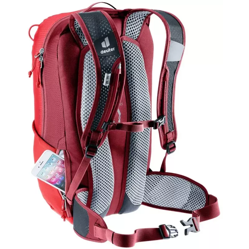 Dagrugzak DEUTER Race 16 — dagrugzak, 16 L inhoud, cherry