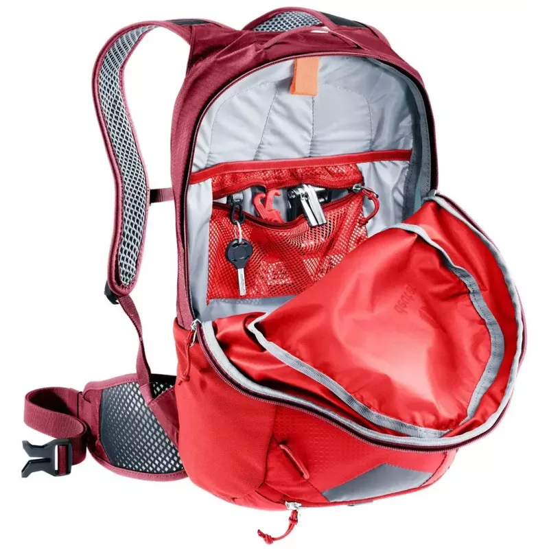 Dagrugzak DEUTER Race 16 — dagrugzak, 16 L inhoud, cherry