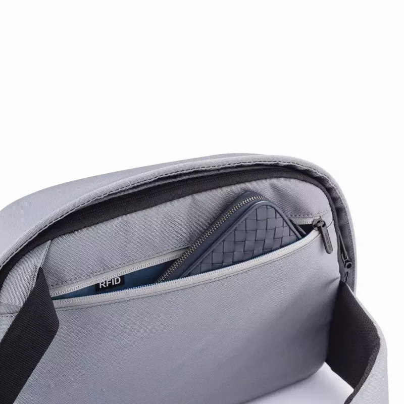 Anti-diefstal rugzak XDDESIGN Bobby Sling grijs — licht, waterafstotend, als schoudertas draagbaar