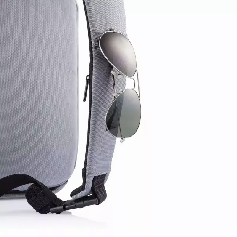 Anti-diefstal rugzak XDDESIGN Bobby Sling grijs — licht, waterafstotend, als schoudertas draagbaar