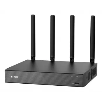 Netwerk-videorecorder IMOU N110W - 10-kanaals Wi-Fi 6-NVR, max. 2592x1944, dualband-WLAN, SATA-harde schijf tot 16 TB, 10/100-Ethernet, zwart