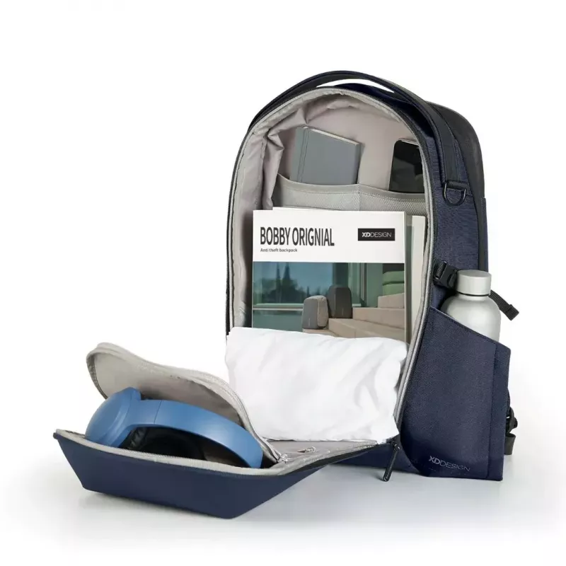 Laptoprugzak XDDESIGN Bizz Navy – waterafstotend, licht, model P705.935