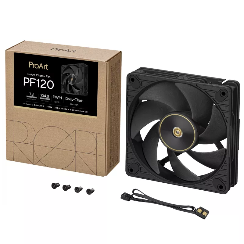 ASUS ProArt PF120 ventilator PWM zwart computerbehuizing 12 cm 1 stuk