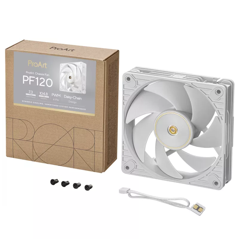 ASUS ProArt PF120 ventilator PWM wit computerbehuizing 12 cm 1 stuk