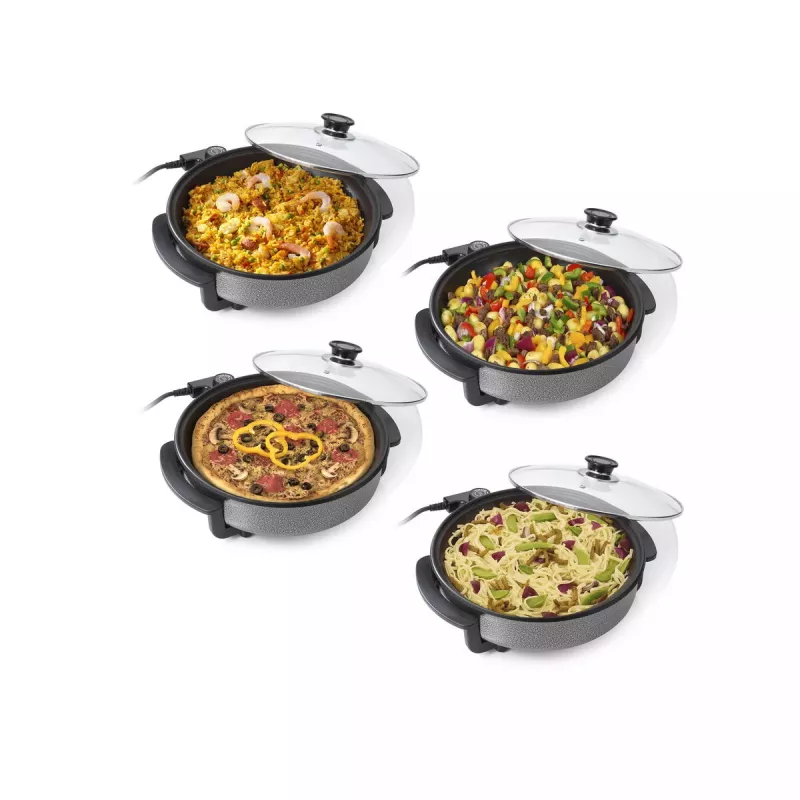 Grillpan Tristar PZ-2963 multifunctioneel rond zwart 30 cm