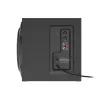 Luidsprekerset GENESIS Helium 610BT 2.1, 60 W RMS, Bluetooth, bedraad, rood/zwart, compacte subwoofer