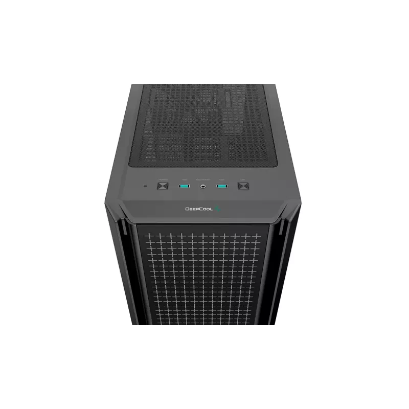 Mid-tower computerbehuizing DeepCool CG540 – zwart, ATX-ondersteuning, ruime binnenkant, geoptimaliseerde luchtstroom