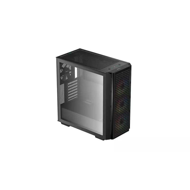 Mid-tower computerbehuizing DeepCool CG540 – zwart, ATX-ondersteuning, ruime binnenkant, geoptimaliseerde luchtstroom