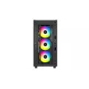 Mid-tower computerbehuizing DeepCool CG540 – zwart, ATX-ondersteuning, ruime binnenkant, geoptimaliseerde luchtstroom