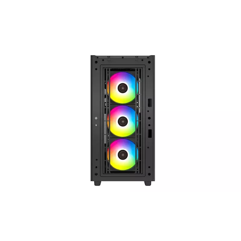 Mid-tower computerbehuizing DeepCool CG540 – zwart, ATX-ondersteuning, ruime binnenkant, geoptimaliseerde luchtstroom