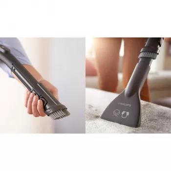 Vloerstofzuiger Philips 5000 serie XD5123/10 — 900 W, 4 L stofzak, HEPA- & microfilter, voor harde vloeren en tapijten
