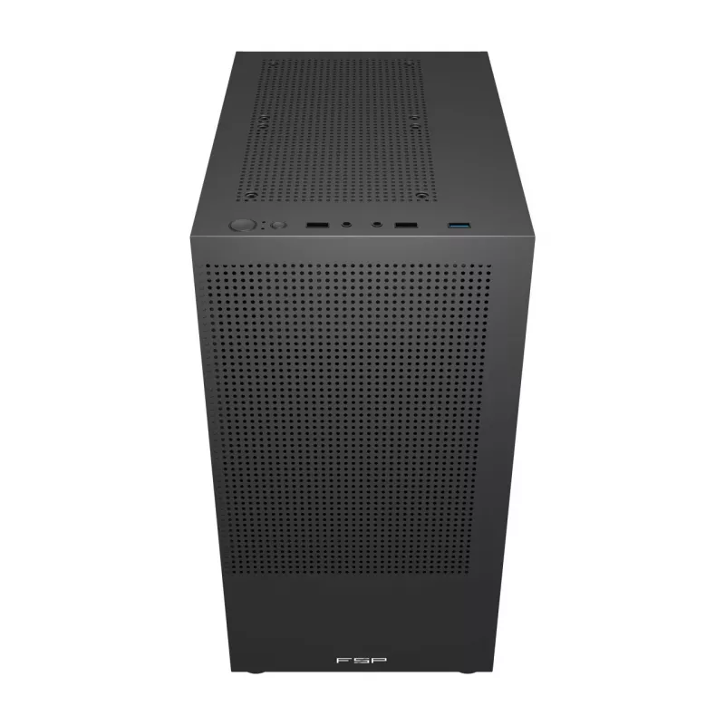 FSP S110-B behuizing mini-tower mITX, mATX zwart, Small Form Factor (SFF), pc, zwart, micro ATX, Mini-ITX, mesh, metaal, 16 cm