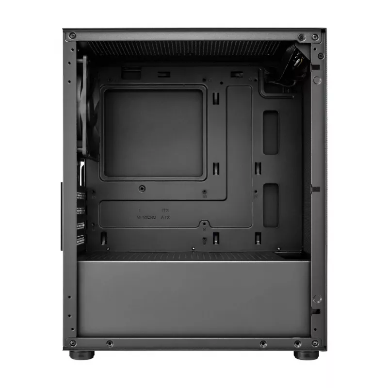 FSP S110-B behuizing mini-tower mITX, mATX zwart, Small Form Factor (SFF), pc, zwart, micro ATX, Mini-ITX, mesh, metaal, 16 cm