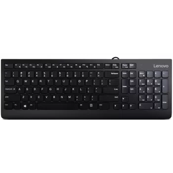 Lenovo 300 toetsenbord universeel USB QWERTY US Engels zwart