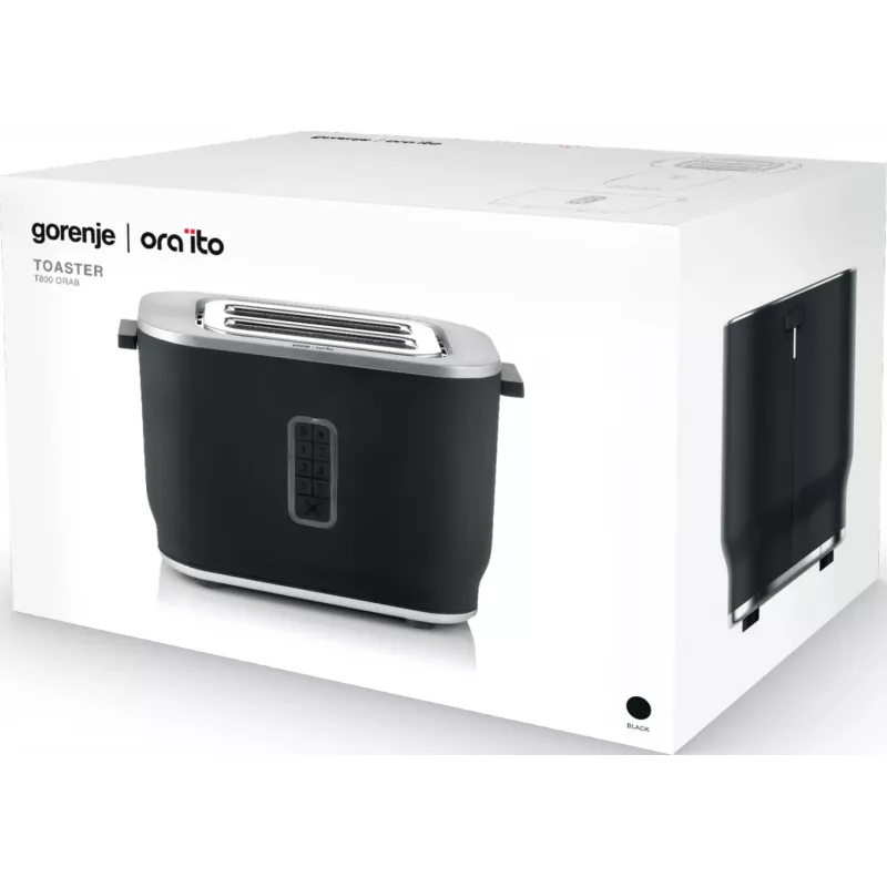 Gorenje T800ORAB 6 2 sneetjes 800 W zwart
