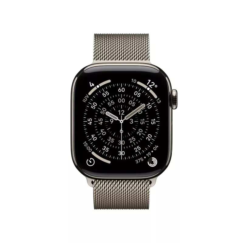 Smartwatch Apple Watch Series 11 GPS + Cellular 42 mm titanium behuizing Milanese Loop