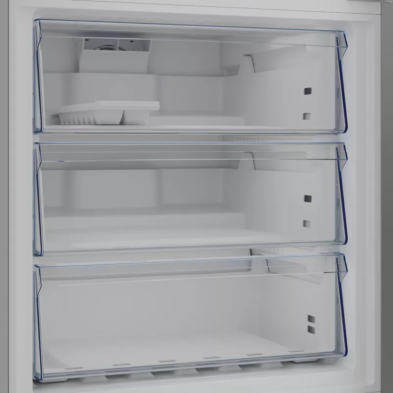 Beko B3RCNE564HXB koel-vriescombinatie vrijstaand 490 L zilver