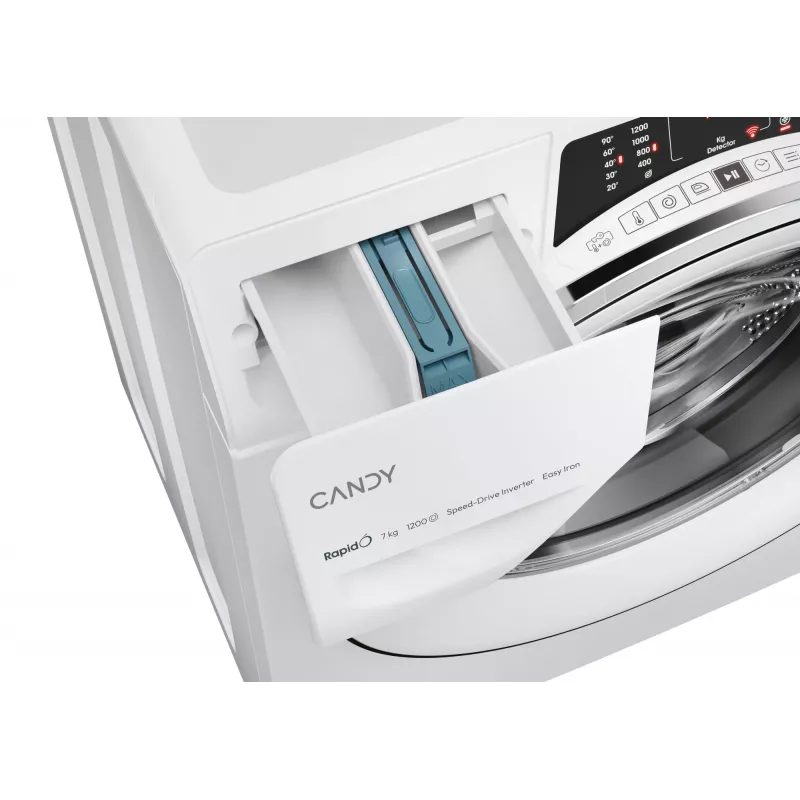 Candy RapidÓ RO41274DWMCT/1-S wasmachine frontlader 7 kg 1200 t/min wit