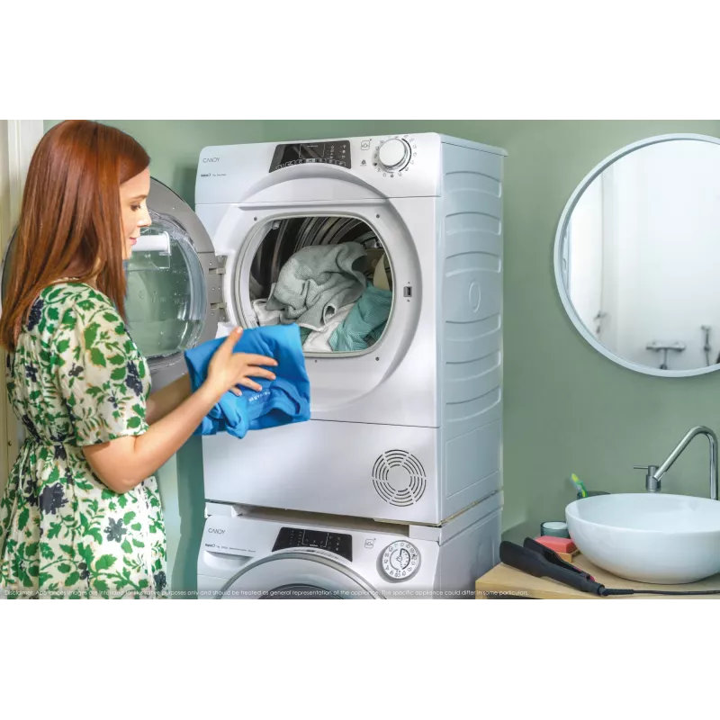 Candy RapidÓ RO41274DWMCT/1-S wasmachine frontlader 7 kg 1200 t/min wit