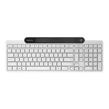 Draadloos Bluetooth-toetsenbord Lenovo 800 — US-Engels layout, zelfladend, wit