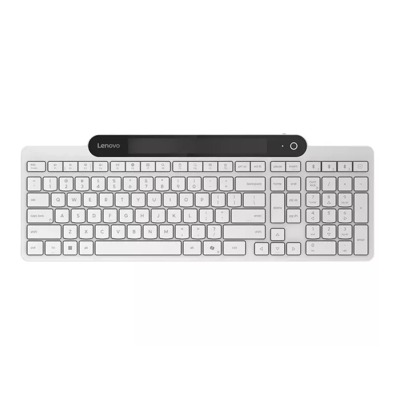 Draadloos Bluetooth-toetsenbord Lenovo 800 — US-Engels layout, zelfladend, wit