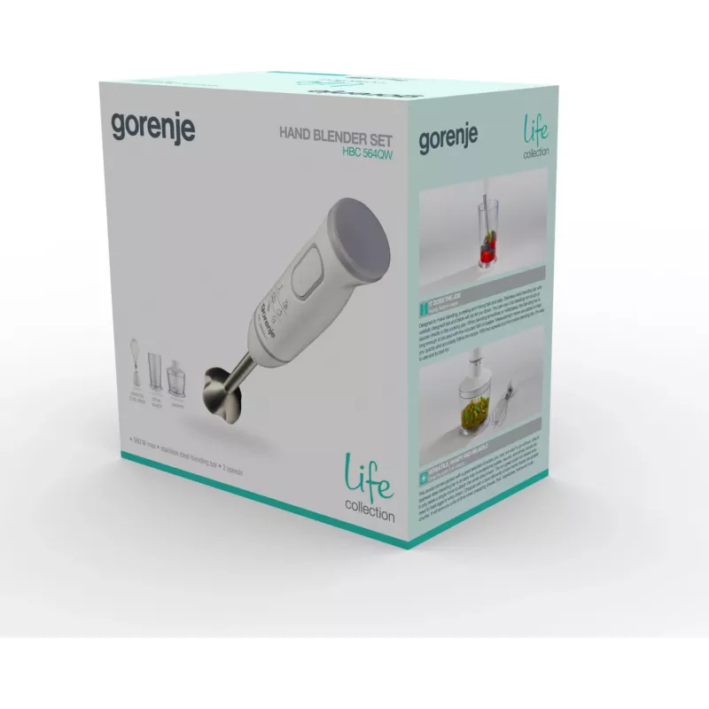 Gorenje HBC564QW 0,5 L staafmixer 500 W wit