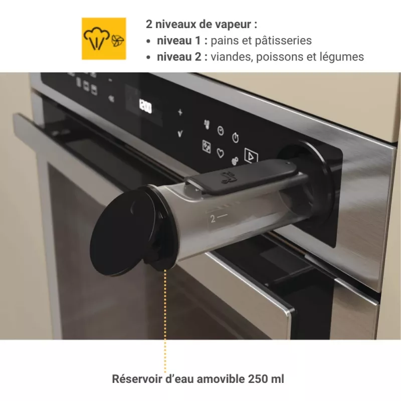 Whirlpool AKZ9S 8271 IX 73 L roestvrijstaal