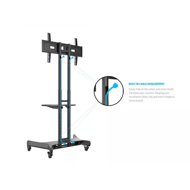 Multibrackets M Public Floorstand Basic 150 incl. plank & camerasteun