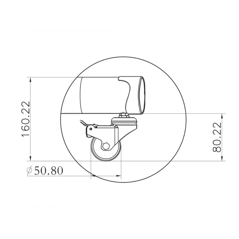 Multibrackets M Public Floorstand Basic 150 incl. plank & camerasteun