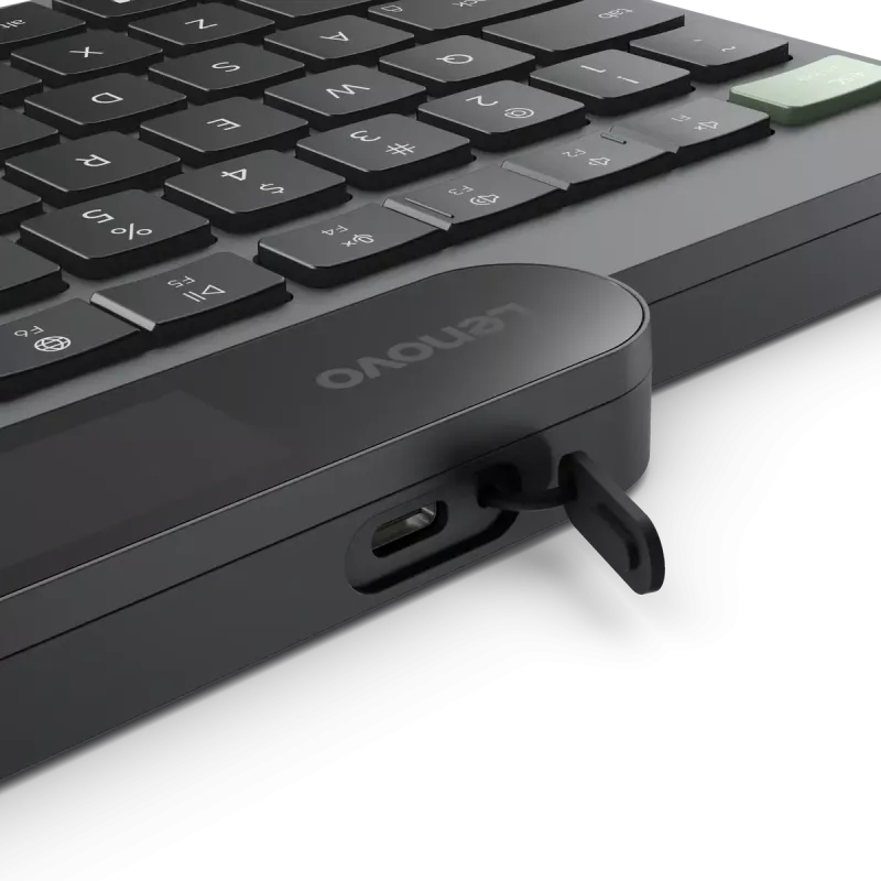 Lenovo | Zelfopladend | Toetsenbord | Bluetooth | Ests | zwart