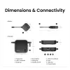 Draadloos presentatiesysteem BenQ InstaShow WDC15 HDMI desktop zwart