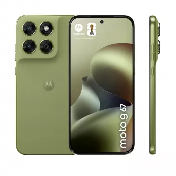 Smartphone Motorola moto g67 6,8 inch (17,3 cm) 5G, MediaTek Dimensity 6300 2,4 GHz, 4 GB RAM, 128 GB, 5200 mAh, Hybride Dual SIM, groen