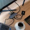 Targus Dual Video Mobile Dock met 140W EPR Pass-Thru, bedraad, USB 3.2 Gen 2 (3.1 Gen 2) Type-C, 140 W, 1000 Mbit/s, grijs, 10 Gbit/s