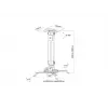 Plafondsteun Multibrackets M Universal Projector Mount I