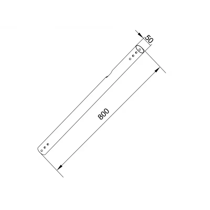 Pipe Multibrackets M Pro Series Extension Pipe 0.8m zwart
