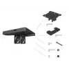 Plafondplaat Multibrackets M Pro Series zwart kunststof staal 165 mm