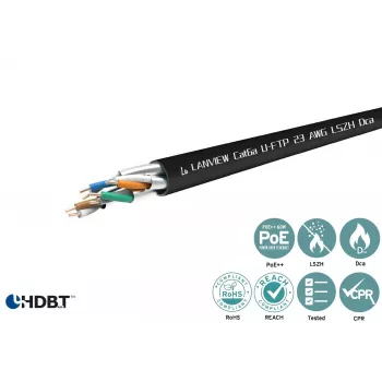 Netwerk-patchkabel Lanview LVN122433 – Cat6, ongeïsoleerd, lengte niet opgegeven