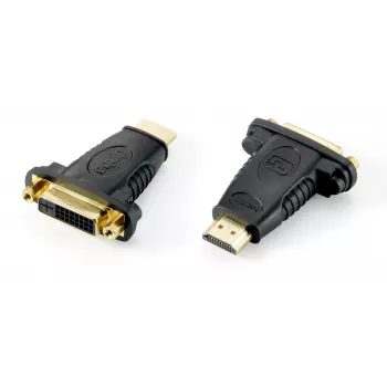 Equip HDMI naar DVI-D Dual Link adapter, DVI (24+1), HDMI A, zwart