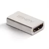 Lindy HDMI 2.1 bus-naar-bus koppelstuk, HDMI 2.1, HDMI 2.1, zilver
