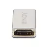 Lindy HDMI 2.1 bus-naar-bus koppelstuk, HDMI 2.1, HDMI 2.1, zilver
