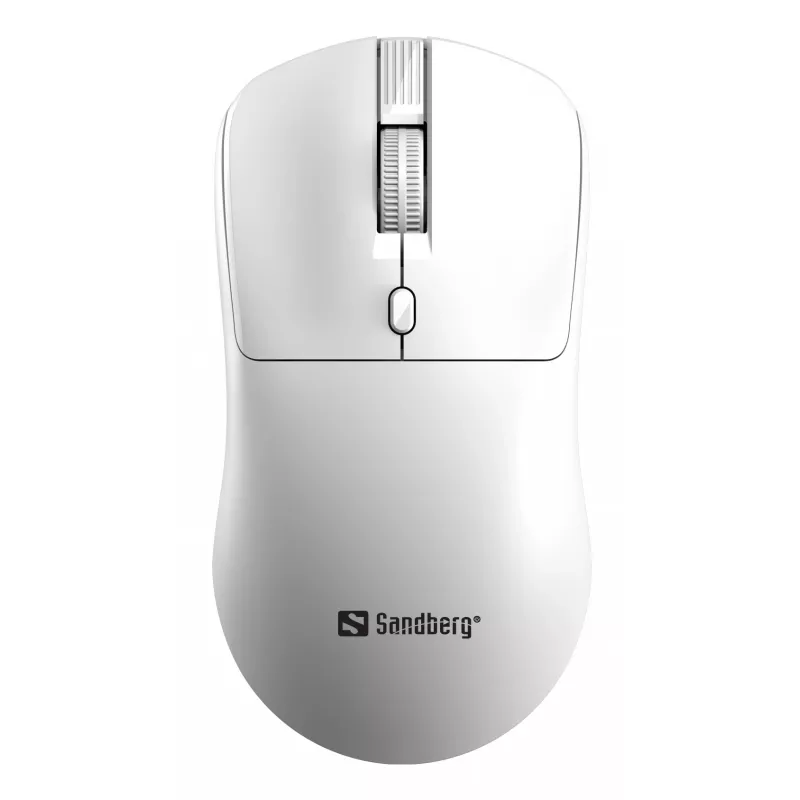 Sandberg draadloze muis Saver wit, voor beide handen, RF draadloos, 1600 DPI, wit