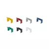 Netwerkkabel Lanview LV-6AFTP-FLEX-ANG-005B-S — afgeschermd FTP Cat6A, flexibel, haakse stekker, 0,05 m