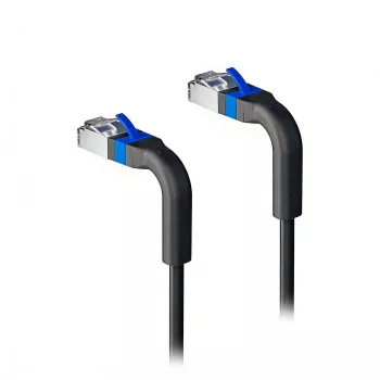 Afgeschermd FTP-netwerkkabel Lanview LV-6AFTP-FLEX-ANG-05B-S, haakse stekker, flexibele patchkabel